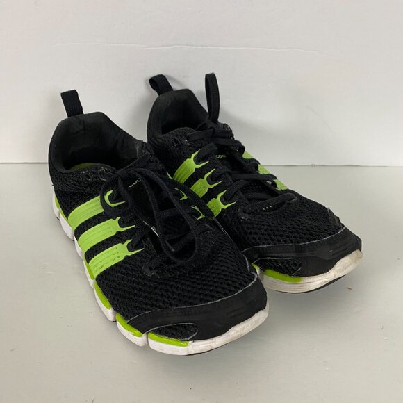 Adidas Cllimacool Running Shoes Sneakers Mens Size 8 Black Neon Green - Picture 3 of 16